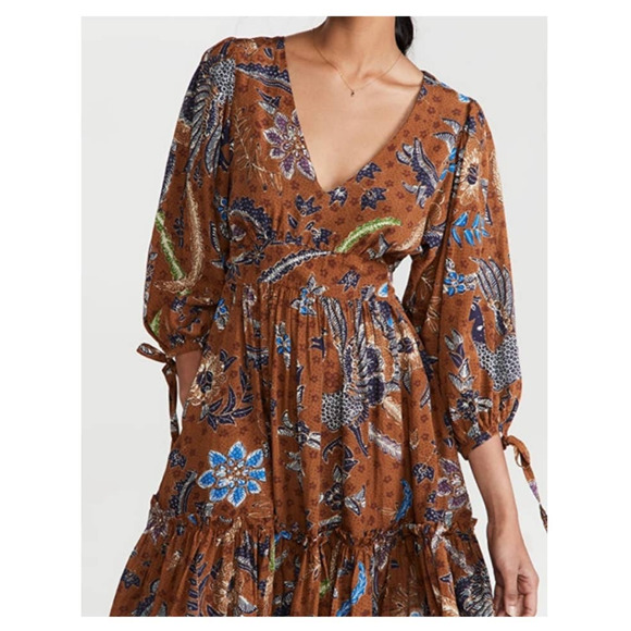 CARA CARA Millbrook Batik Print Mini Dress - Picture 1 of 11